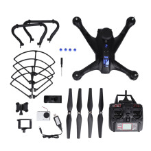 HD-kamera FPV-drone med vidvinkelobjektiv RC-quadcopter med højdehold, hovedløs tilstand, baneflyvning, forhindringsundgåelse og stemmestyring