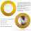 Aluminum Alloy Drawing Circle Ruler with Precise Scales 8