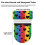 Σετ καλύμματος τουαλέτας μπάνιου Rainbow Heart Keep Dust Stain, ελαστικό για μοντέρνα μπάνια 8