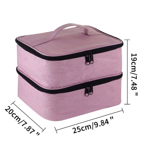 Trousse de transport pour vernis à ongles double couche, 30 flacons 2