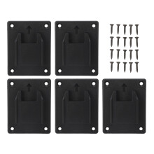 Secure Holding Tool Holders For Dewalt20V Tools Wall Mountable Easy Mounting Lightweight ABS Plastic Battery Holders Mount Durable Non3D Printed