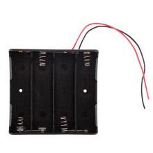 Support de batterie à monter soi-même avec fils préinstallés pour batterie rechargeable, boîtier pour batterie 4 cellules 18650, boîte de