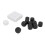 20 Pcs DIY Sticker Dice 16x16x16mm White/Black 13