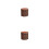 2Pièces Pouf Fruit Marron Pliable Siège Rangement 5