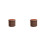 2Pièces Pouf Fruit Marron Pliable Siège Rangement 9