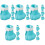 20Pièces Bottines Chats Anti-Griffures Silicone Respirantes 4