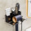 Oefntac No-Drill Hair Dryer Mount with 3 Compartments 3