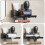 Oefntac No-Drill Hair Dryer Mount with 3 Compartments 6