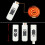 (black,One size)Environmental Protection Usb Rechargeable Lighter 15