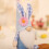 Easter tabletop couple doll set with apron dress 4