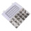 Rust Resistant M2Screws Set, Stainless Steel Hex Socket Head Precision Threads Complete Fastening Assortment With Storage Box For Precision 4