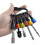 6Pcs Bit Holders /4inch Hexagon Shank Screwdriver Bit Holder Driver Drill Bit Keychains Extension Screwdriver Bit Holder 7