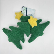 Kerstboomkussen Zacht Kerstdecoratiekussen Pluche Gevulde Boomkussens voor Huisdecoratie