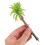 miniature palm tree Scene Layout Artists Green Plastic 12-Pcs for Train Track Models 4