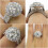 Diamond Zircon White Openwork Ring for Women 5