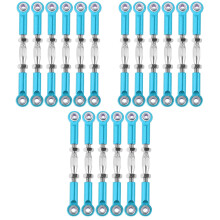 18Stk Metall Rod Linkage Für Rc Truck Blau Einfach Zu Montieren