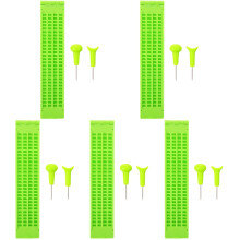 5Ensembles Tablettes Braille Vertes Kit Stylet Réutilisable