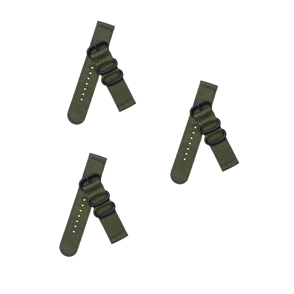 3Pcs 24Mm Watch Strap Sports S2 Nylon Strap 3713135355804