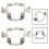 2X H7Led Βάση στήριξης λαμπτήρα προβολέα για Vauxhall Insignia Astra για BMW E60 3