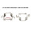 2X H7Led Βάση στήριξης λαμπτήρα προβολέα για Vauxhall Insignia Astra για BMW E60 4