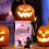 12 τεμάχια χαριτωμένες τσάντες με δώρα για το Halloween (4 στυλ) + 18 αυτοκόλλητα – 2