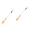 2Pcs Wood Handle Graphite Mold Shaping and Expanding Tool Black 1
