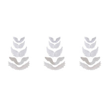 15Pcs White Plastic Sceptre Wing DIY Accessory for Handmade Decor