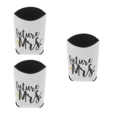3St Witte Bierblikjes Covers, Isolerend En Hittebestendig Voor Drinken