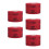 2500Pièces Tickets Tombola Double Roll Rouge Numérotés Pour Événements 1