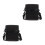 2Pcs Black Travel Binoculars Pouch Comfortable Durable Telescope Bag 1