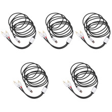 5St USB C Rca Converterkabel Zwart, Duurzaam En Breed Compatibel