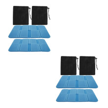 4Stk Faltbare Blaue Xpe Picknickmatte Wasserabweisend Für Outdoor