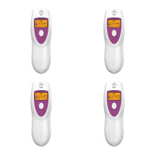 4Pcs Compact Breath Odor Detector Home Oral Health Analyzer White