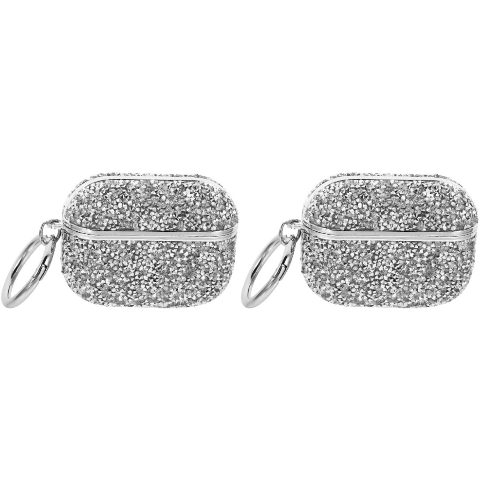 2 Pcs Wireless Rhinestone Earphone Protector For Airpods Pro 3712694922717