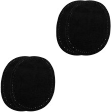 2Paren Zwarte Doek Appliques Voor Kleding DIY Patches Elbow