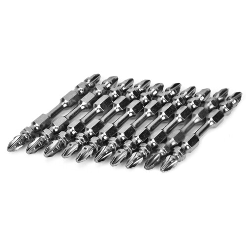 Σετ μαγνητικών κατσαβιδιών S2Steel με διπλή άκρη, ανθεκτικές στις κρούσεις, μύτες 2