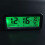 Compact Solar Powered Clock for Vehicle Dashboard with Multi Function Display 2