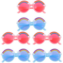6Pcs Kids Sunglasses Assorted Colors Durable Summer Eyewear