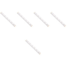 5Pièces Toise Murale En Toile Coton Rose Pour Suivi Croissance Bébé