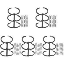 50Pièces Anneaux Classeurs Métalliques , Pratiques Et