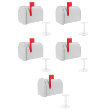 5Pièces Décoration Mini Boîte Aux Lettres Pour Bureau