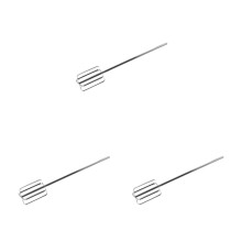3Pcs Manual Meat Whisk Stainless Steel Small Whisk for Kitchen Mixing