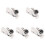 5Pièces Loupe Micro 45X ABS Clip Portable Colorée 1