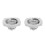 2Pcs White Rv Water Supply Valve with Rotating Cap for Camper Use 1