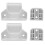 1Ensemble Pièces Remplacement Portail Bébé Rétractable Silicone 1