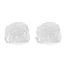 2Pcs Transparent Stuffed Animal Storage Sofa Chair with Zipper Bags