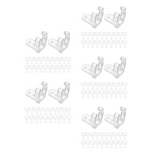 250Pièces Clips Pour Lumières LED Faciles À Installer Réutilisables