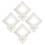 8Pcs Portable Clear Sewing Ruler Durable Acrylic Patchwork Tools 1