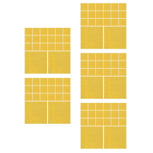 2500Pcs Square Golden Foil Wrappers for Chocolate and Candy Home Use