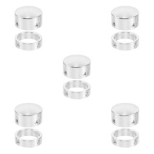 10Pcs Easy Install Aluminum Alloy End Caps for Fitness Machine Handles